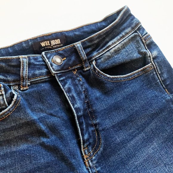 Wax Jeans Los Angeles - High Rise Stonewash - Skinny Jeans - Size 7 - Picture 10 of 12